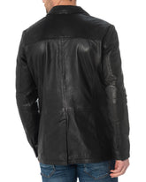 Men Genuine Leather Blazer Sport Coat 42